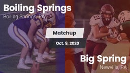 Matchup: Boiling Springs vs. Big Spring  2020