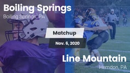 Matchup: Boiling Springs vs. Line Mountain  2020