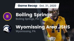 Recap: Boiling Springs  vs. Wyomissing Area JSHS 2020