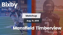 Matchup: Bixby  vs. Mansfield Timberview  2018
