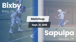 Matchup: Bixby  vs. Sapulpa  2018