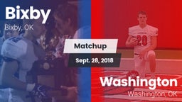 Matchup: Bixby  vs. Washington  2018