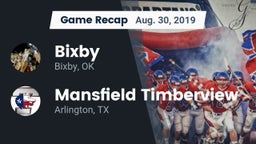 Recap: Bixby  vs. Mansfield Timberview  2019