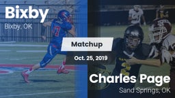 Matchup: Bixby  vs. Charles Page  2019