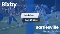 Matchup: Bixby  vs. Bartlesville  2020