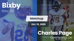 Matchup: Bixby  vs. Charles Page  2020