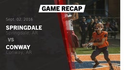 Recap: Springdale  vs. Conway  2016