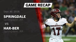 Recap: Springdale  vs. Har-Ber  2016