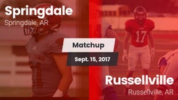 Matchup: Springdale High vs. Russellville  2017