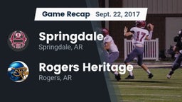 Recap: Springdale  vs. Rogers Heritage  2017