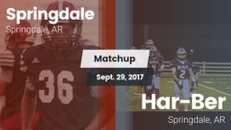 Matchup: Springdale High vs. Har-Ber  2017