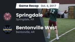 Recap: Springdale  vs. Bentonville West 2017