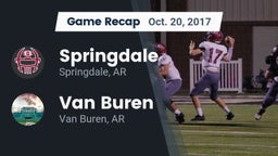 Recap: Springdale  vs. Van Buren  2017