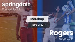 Matchup: Springdale High vs. Rogers  2017