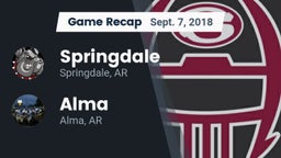 Recap: Springdale  vs. Alma  2018