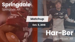Matchup: Springdale High vs. Har-Ber  2018