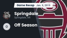 Recap: Springdale  vs. Off Season 2019