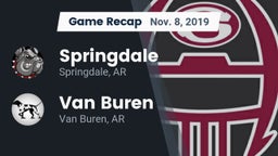 Recap: Springdale  vs. Van Buren  2019