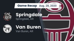 Recap: Springdale  vs. Van Buren  2020