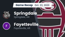 Recap: Springdale  vs. Fayetteville  2020