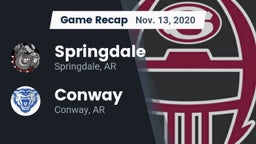 Recap: Springdale  vs. Conway  2020
