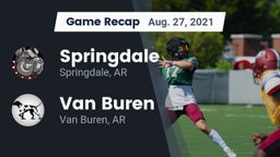 Recap: Springdale  vs. Van Buren  2021