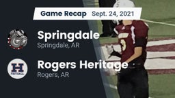 Recap: Springdale  vs. Rogers Heritage  2021