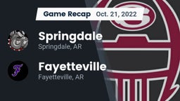 Recap: Springdale  vs. Fayetteville  2022