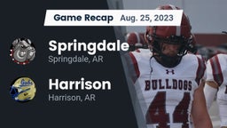 Recap: Springdale  vs. Harrison  2023