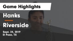 Hanks  vs Riverside  Game Highlights - Sept. 24, 2019