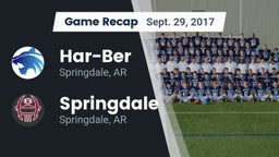Recap: Har-Ber  vs. Springdale  2017