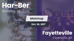 Matchup: Har-Ber  vs. Fayetteville  2017