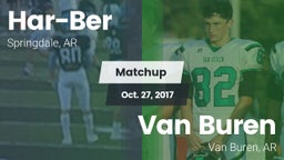 Matchup: Har-Ber  vs. Van Buren  2017