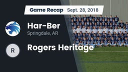 Recap: Har-Ber  vs. Rogers Heritage 2018
