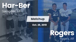 Matchup: Har-Ber  vs. Rogers  2018