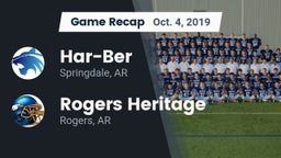 Recap: Har-Ber  vs. Rogers Heritage  2019