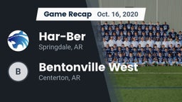 Recap: Har-Ber  vs. Bentonville West  2020