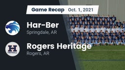 Recap: Har-Ber  vs. Rogers Heritage  2021