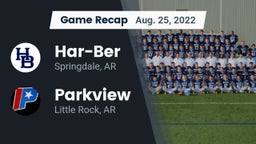 Recap: Har-Ber  vs. Parkview  2022