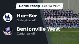 Recap: Har-Ber  vs. Bentonville West  2022