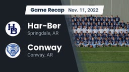 Recap: Har-Ber  vs. Conway  2022