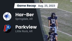 Recap: Har-Ber  vs. Parkview  2023