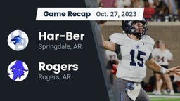 Recap: Har-Ber  vs. Rogers  2023