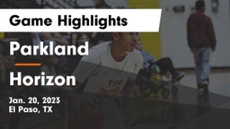 Parkland  vs Horizon  Game Highlights - Jan. 20, 2023