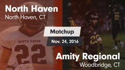 Matchup: North Haven High vs. Amity Regional  2016