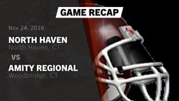 Recap: North Haven  vs. Amity Regional  2016