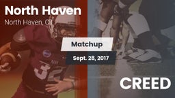 Matchup: North Haven  vs. CREED 2017