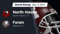 Recap: North Haven  vs. Foran  2017