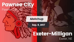 Matchup: Pawnee City High vs. Exeter-Milligan  2017