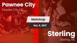 Matchup: Pawnee City High vs. Sterling  2016